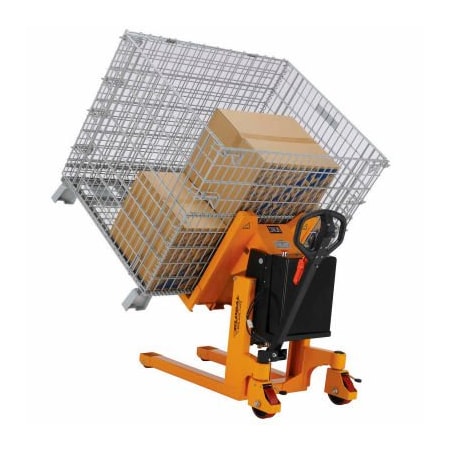 Gec Battery Powered Portable Container, Pallet & Skid Tilter 2200 Lb. Capacity LT10E